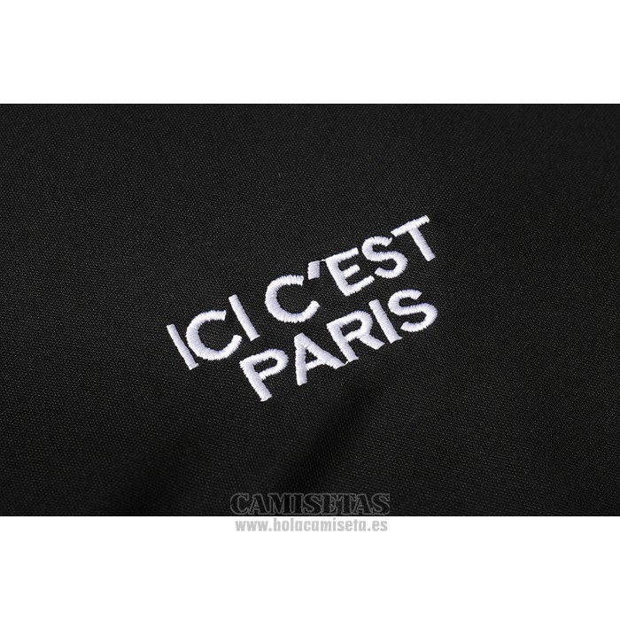 Chandal del Paris Saint-Germain Manga Corta 2020-2021 Negro